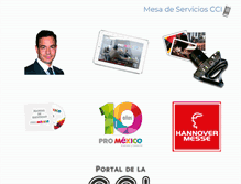Tablet Screenshot of comunicacion.promexico.gob.mx
